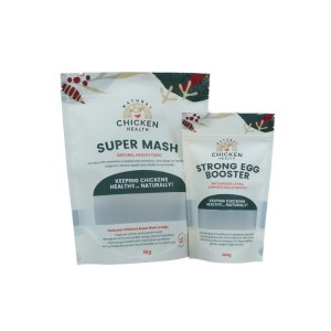Custom White Vegetables Printing Stand-Up Pouches Colourful Stand up Bag Packaging