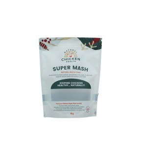 Custom White Vegetables Printing Stand-Up Pouches Colourful Stand up Bag Packaging