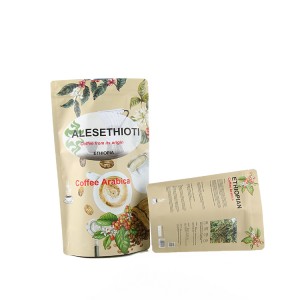 Manufacturer for Kraft Paper Food Bags - 250g.500g 1kg Coffee Package Moisture Proof Airtight Custom Customized Flat Bottom Bean Bags Coffee Bags  – Xin Juren