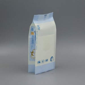 Custom Printed Food Grade Side Gusset Wipes Package Bags