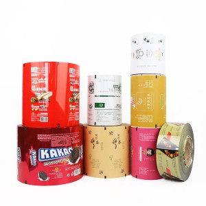 Custom Food Grade Food Packaging Film Roil For Snacks