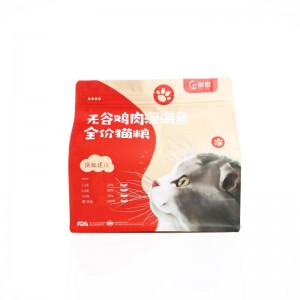 Excellent quality Food Storage Bags - Vacuumable Nylon Pouch Cat Litter Bag Transparent Plastic Bags With Flat Bottom Bags  – Xin Juren