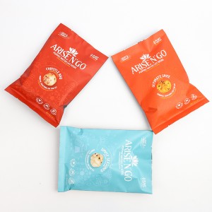 Custom 25g Plastic Stand Up Zipper Pouch Bag Food Packaging Black Bag For Snacks/ Popcorn