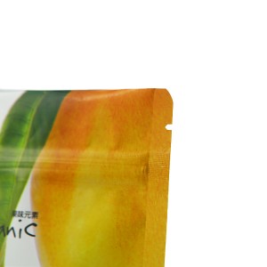 Super Design 100G Custom Dried Fruits Snack Pouch Bolsa Stand Up Zipper Ziplock Packaging Mango Mylar Bag