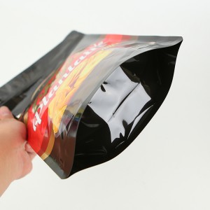 Custom Printing Glossy Stand Up Ziplock Bags Food Grade Chips Packaging Pouch