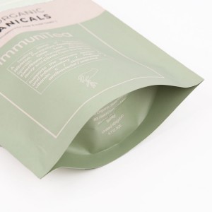 Hot Selling High Quality Custom Resealable Kraft Paper Food Packaging Bag