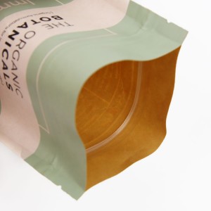 Hot Selling High Quality Custom Resealable Kraft Paper Food Packaging Bag