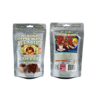 Customized Digital Print Pouch Wholesale Bolsas Para Cafe Packaging 50g 100g 250g Ground Coffee Bag