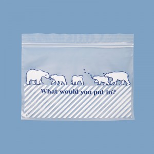 Polar Bear Family Reusable Ziplock Bag – ...