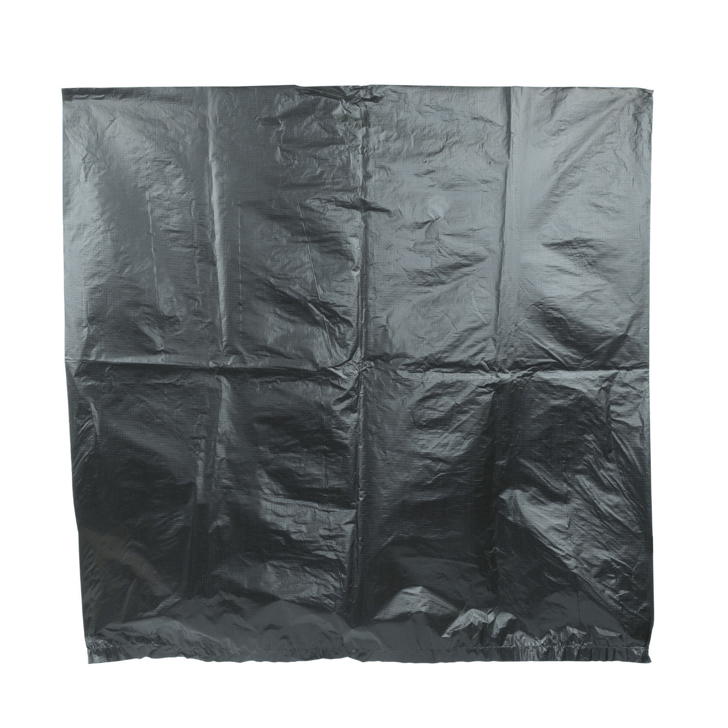 La bolsa de plástico disponible del desperdicio de la basura de la basura del negro plano del HDPE del Ldpe del rollo de encargo