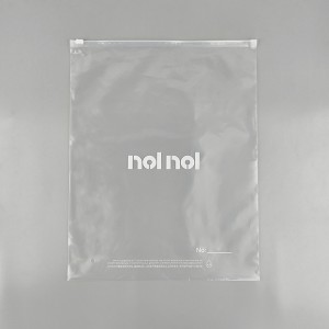 Clear Zipper Bags Transparent Packaging with Cu...
