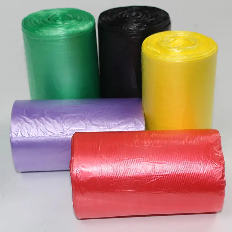 Custom na disposable pe black malaking malaking galon na sukat na roll plastic na basura basura basura basura bag