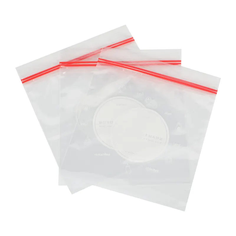 Hladilna plastična embalažna vrečka z zadrgo za shranjevanje hrane po meri