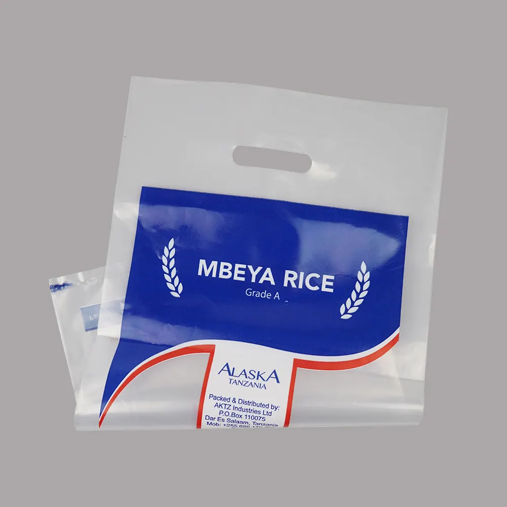 Lanzouse a nova bolsa de arroz de plástico PE, que lidera a nova tendencia de envasado de alimentos