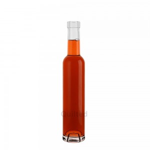 China Wholesale Glass Bottle Alcohol Drinks Factories Quotes- Bulk 200 ml thin clear liquor glass bottle with lid  – QLT