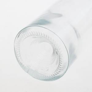 700ml Clear Round Shape Liquor Glass Bottle