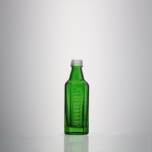 50 ml Mini liquor glass bottle with screw