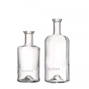 375ml Clear Juniper Liquor Glass Bottles