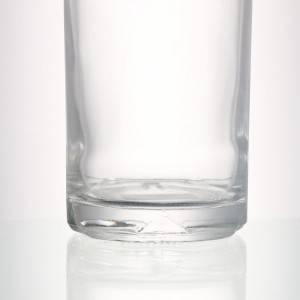750 ml clear logo glass liquor bottle