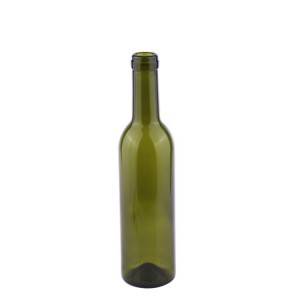 375ml empty red wine glass bottle