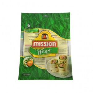 Custom Printed Tortilla Packaging Bags with Zip Flatbread Pouches