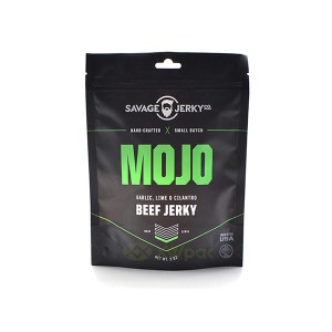 Beef Jerky Packaging Bags Laminated Pouches with Zipper