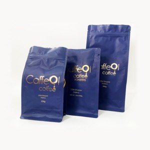Wholesale Flat Bottom Packaging Pouch for Coffee Beans and Food