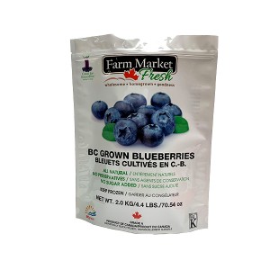 Printed Frozen Fruits and Vegetables Packaging Bag with Zip
