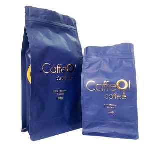 Custom Printed Flexible Packaging for Coffee Beans Box Pouches