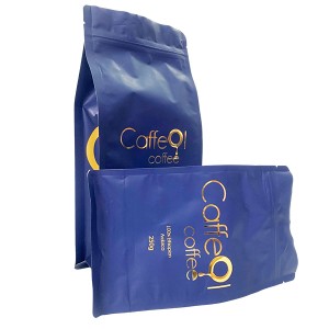 Custom Printed Flexible Packaging for Coffee Beans Box Pouches