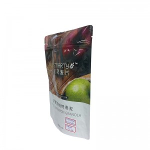 Custom Printed Stand Up Packaging Bags For Granola