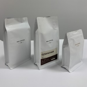 Hot sale Flat Bottom Pouch for Coffee Bean Packaging