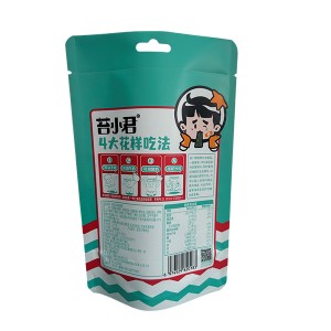Printed Stand Up Pouches for Crispy Seaweed Snacks Packaging Bags