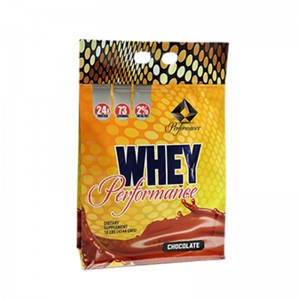 Resealable Plastic Zipper Pouch For Whey Protein Packaging