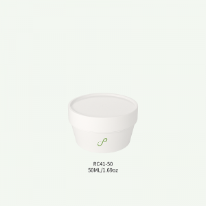 RC41 Kapasitas Tengah Eco-friendly kosmetik PP Jar keur mandi leutak