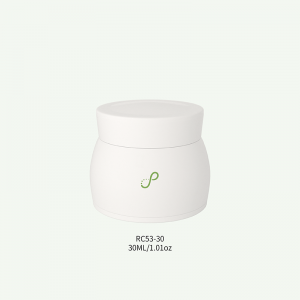 RC53 Tunga nga Kapasidad Talagsaon nga Kosmetikong Plastic Jar para sa Baby Cream