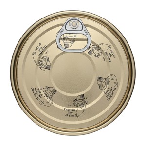 Food and beverage tinplate can lids and bottom ends