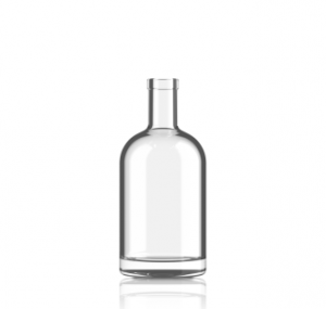 Glass Spirit Bottle Cork Mouth Flint 700ml
