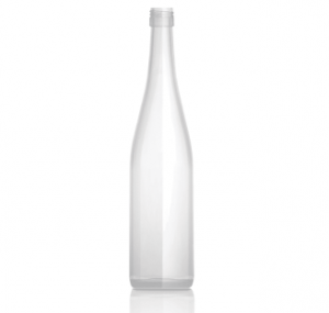 Glass Liquor Bottle Flint 750ml