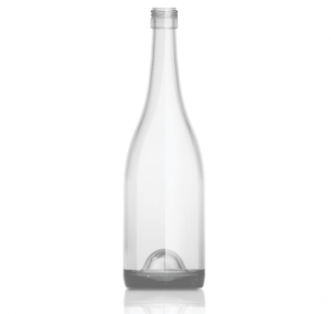Glass Liquor Bottle Flint 750ml