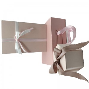 Christmas Custom Simple Design Logo Printed Elegant Gift Paper Boxes