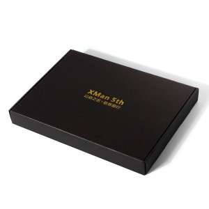 Custom Luxurious Logo Printed Gift Packing Paper Top Lid Boxes