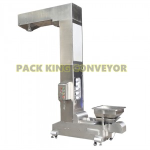 OEM Manufacturer Chicken Conveyor - Customized efficient rice snack nuts food Z type C type bucket elevator conveyor – Pack King