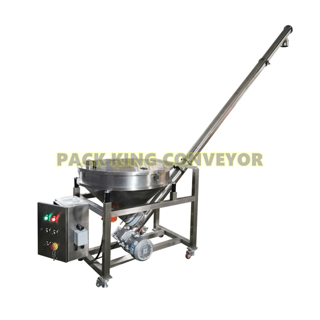 Flexible shaftless screw conveyor Auger Conveyor for grain granule powder Featured Image