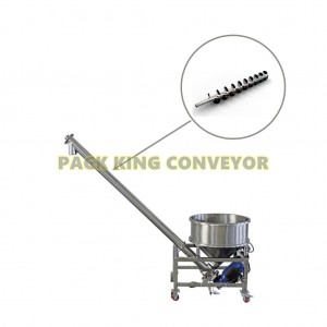 Flexible shaftless screw conveyor Auger Conveyor for grain granule powder
