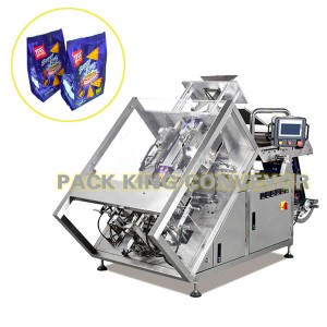 Inclined packaging machine