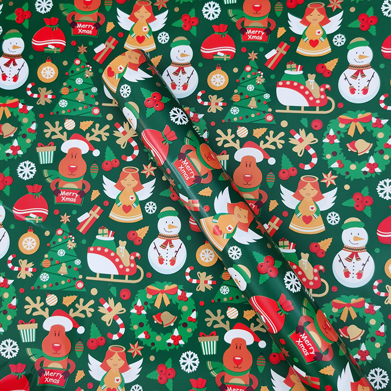 Good Quality Eco Christmas Wrapping Paper - Gift Wrapping Paper – Coated Paper – Fanglue