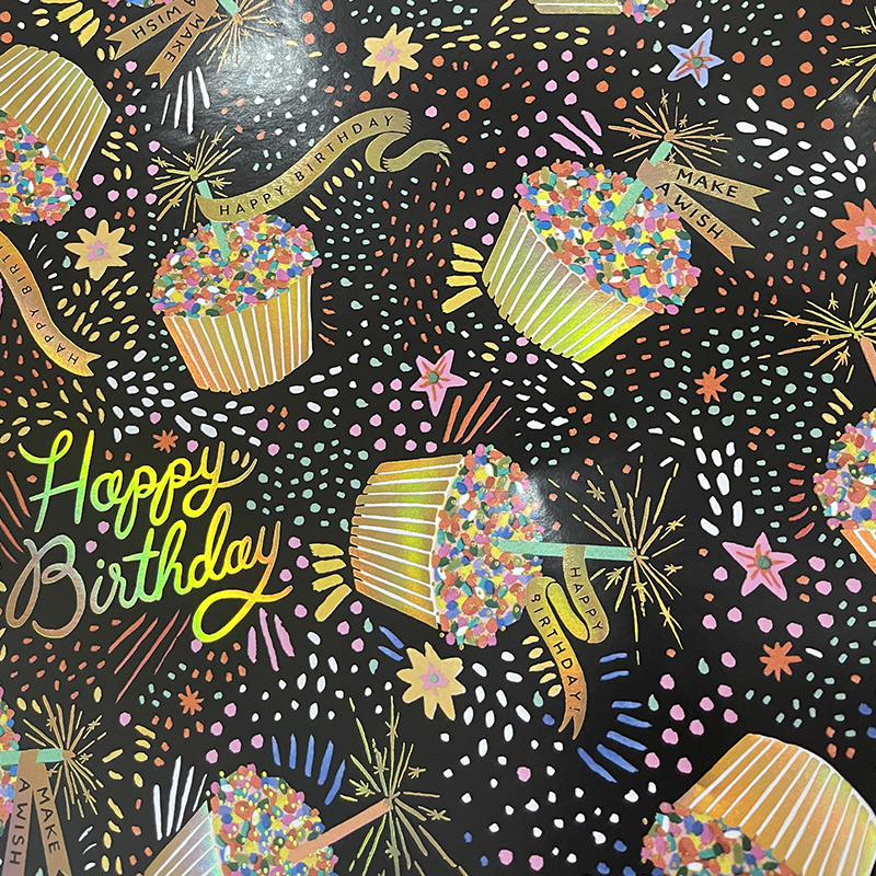 China Holographic Foil Gift Wrapping Paper factory and