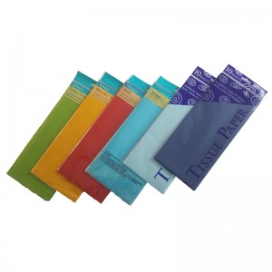 Color Tissue Paper in Cardboard Packaging