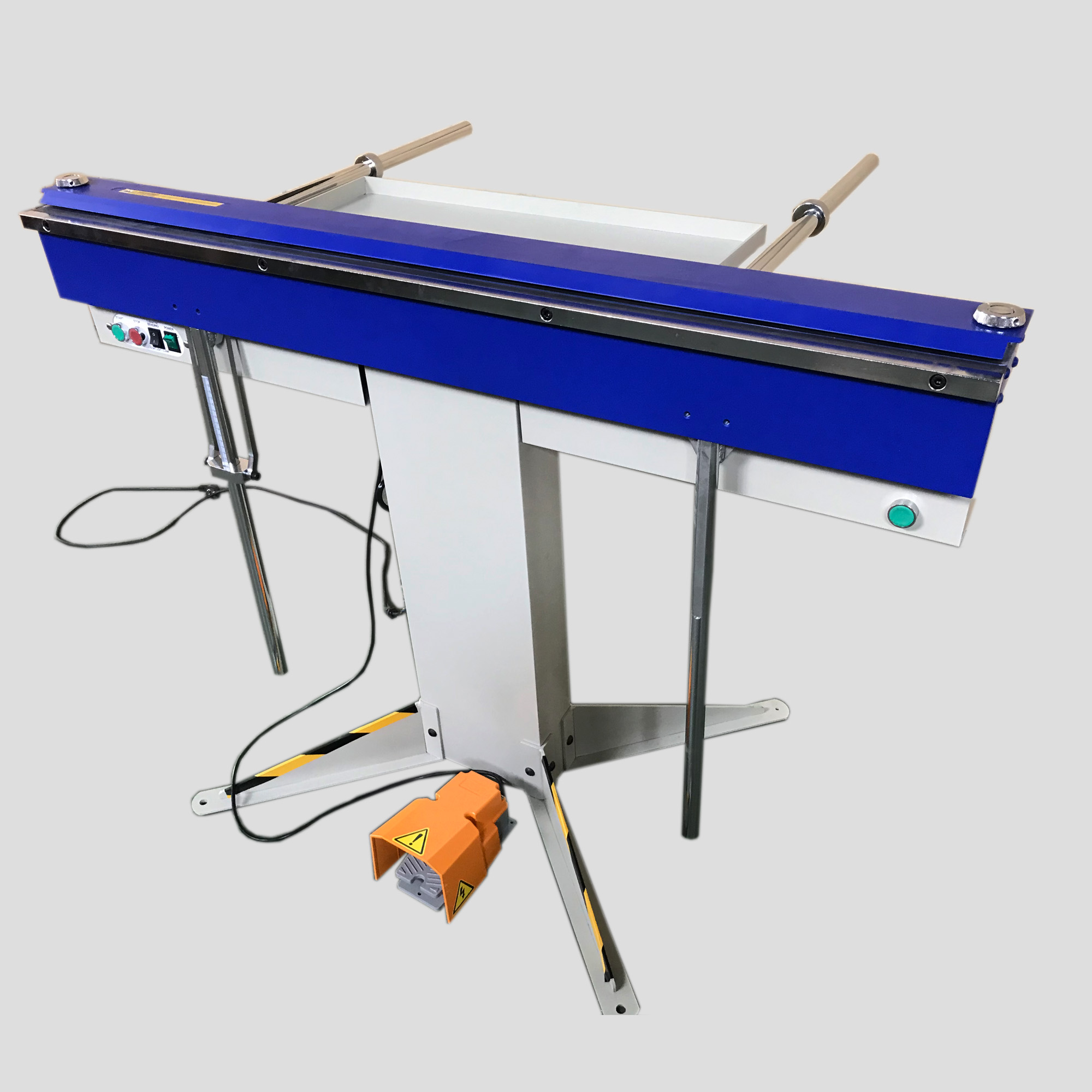 1250E Magnabend electromagnetic pneumatic sheet metal bending machine with backgauge Featured Image